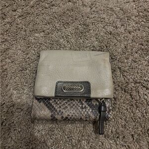 Snakeskin and Leather Wallet